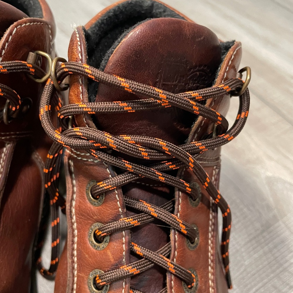 Dr. Martens Leather Men Size 11 Y2K Brown Leather 8A54 Workboots - Picture 7 of 9